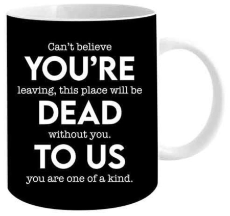 You're Dead To Us Coffee Mug